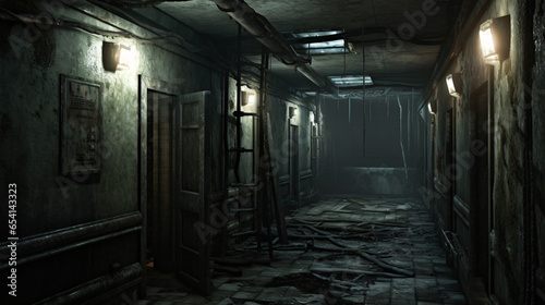 Explore the depths of malevolent forces in the eerie building