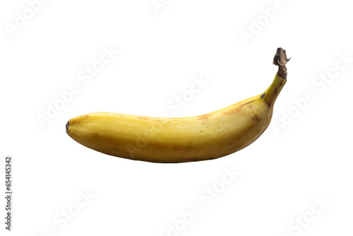 Banana isolated on transparent background.