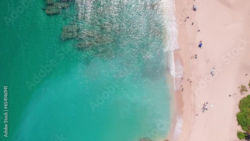 Kauai Hawaii Ha'ena beach drone footage photo
