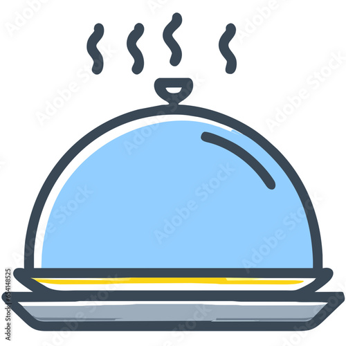 restaurant cloche icon