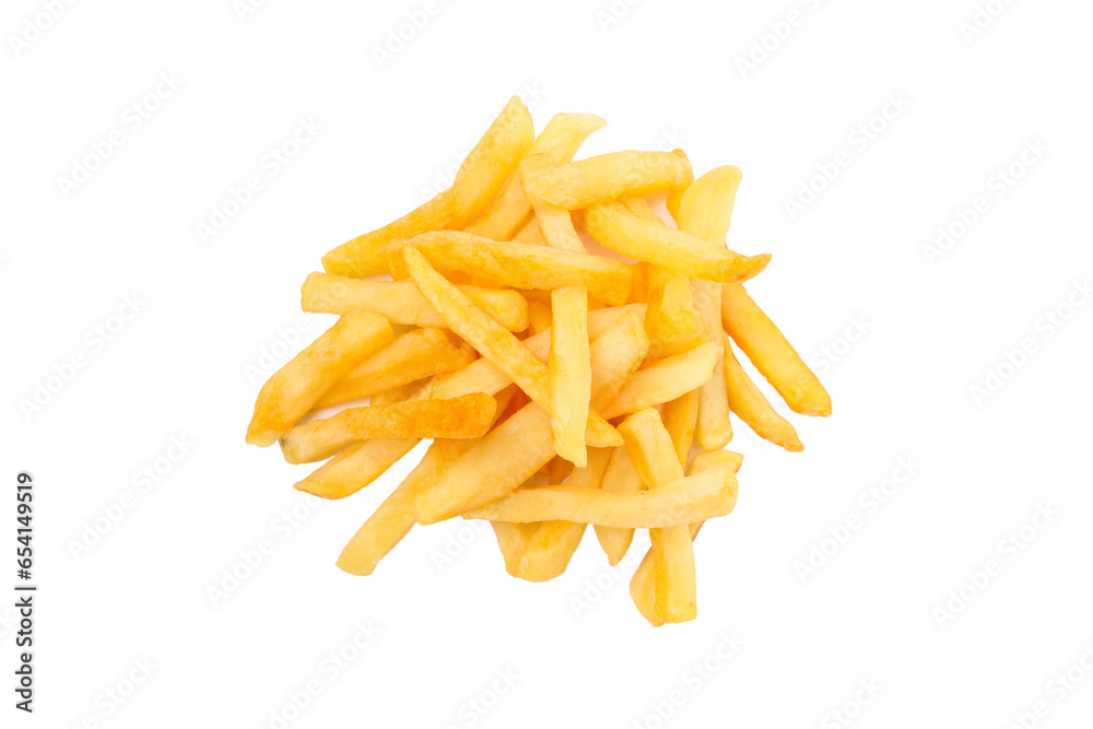 PNG, french fries close-up, isolated on white background. PNG, french fries close-up, isolated on white background.