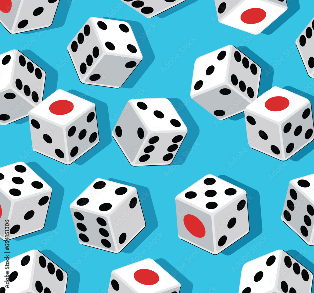 Gambling Dices background. vector illustration Gambling Dices background. vector illustration