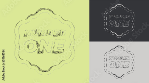 Professional & Creative Number 1 logo for corporate company in the word one