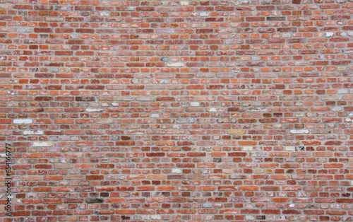 Brickwall with reused bricks 