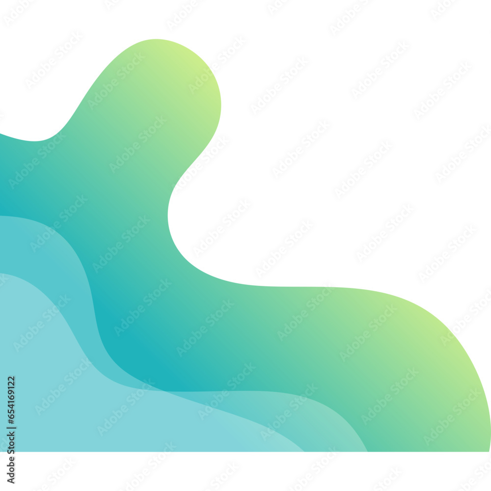 Gradient Wave Corner Gradient Wave Corner