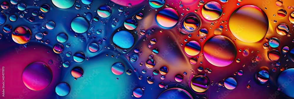 Abstract background with colorful water drops Abstract background with colorful water drops