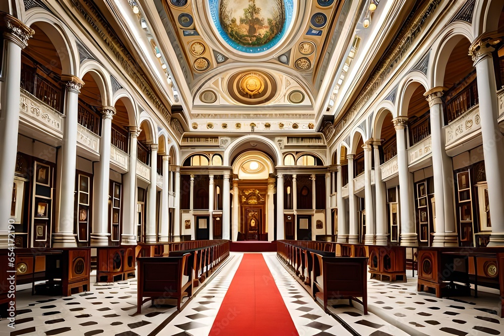 interior of the cathedral of st james country