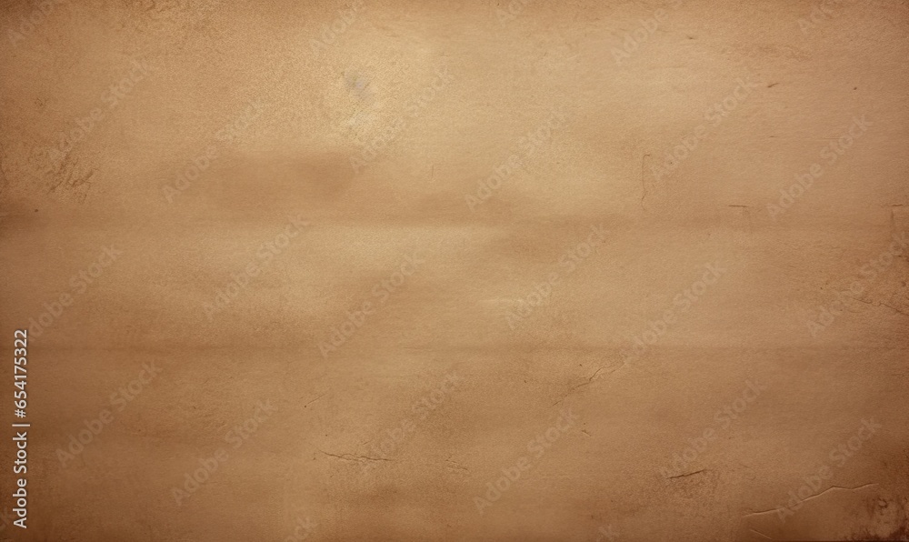 Fototapeta premium vintage brown cotton paper texture, old rough grunge skin, wallpaper background, Generative AI