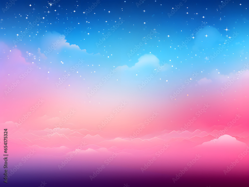 Fototapeta premium Valentine's day abstract background with bokeh lights and stars