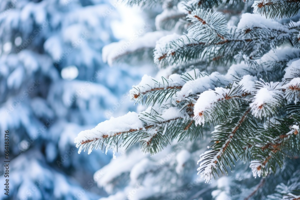 pine tree branches laden with fresh snow pine tree branches laden with fresh snow