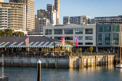 Viaduct harbour restaurants and eateries, Auckland, New Zealand photo