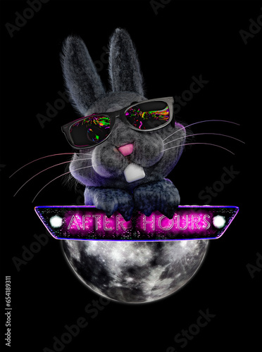 Conejo nocturno