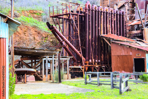 Εκτύπωση καμβά Abandoned quicksilver mines in Almaden Valley CA