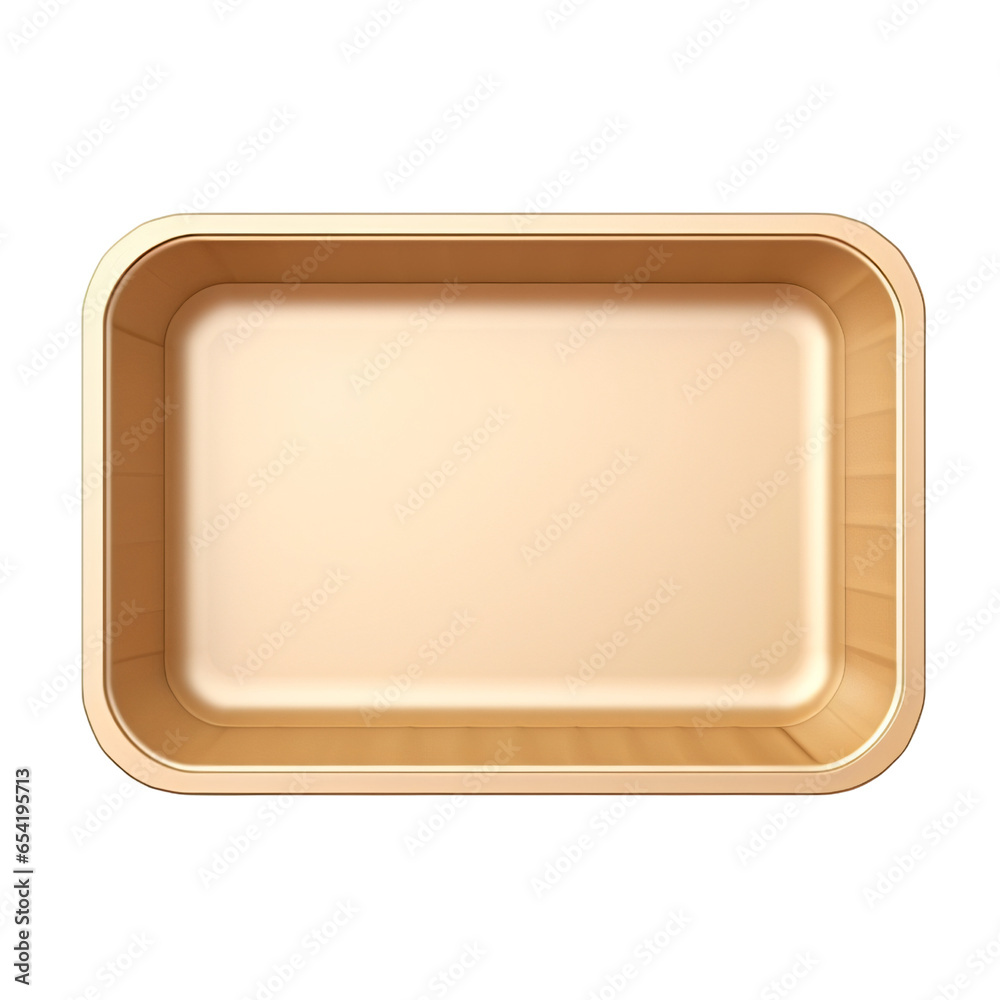 Paper food tray blank mockup isolated on white and transparent background Paper food tray blank mockup isolated on white and transparent background