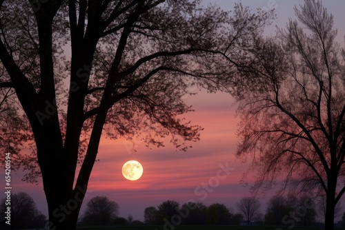 full moon captured on solstice night
