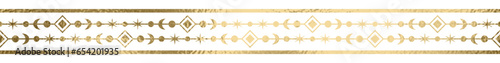 Nahtlos Borte gold