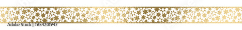 Nahtlos Borte gold mit transparentem Hintergrund 