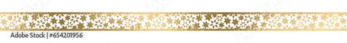 Nahtlos Borte gold mit transparentem Hintergrund 