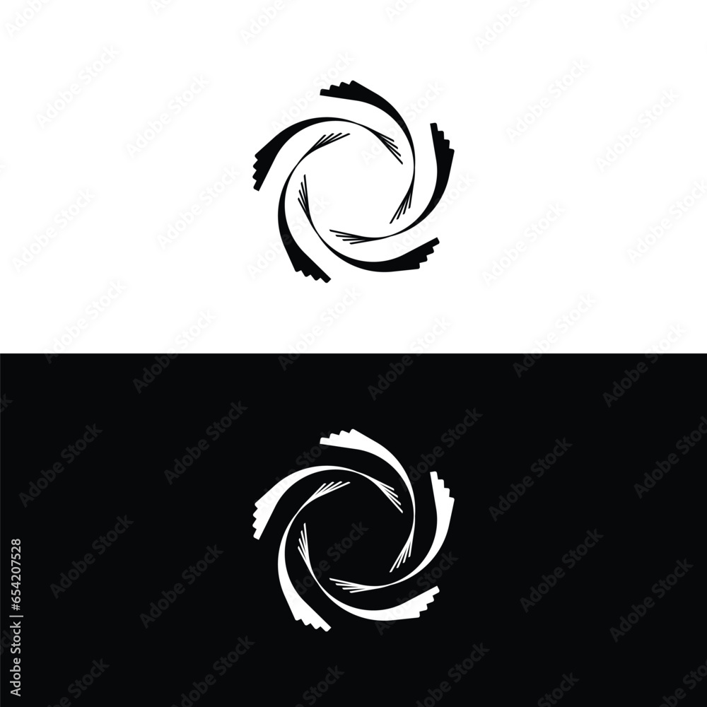 Naklejka premium Circle vector logo template design