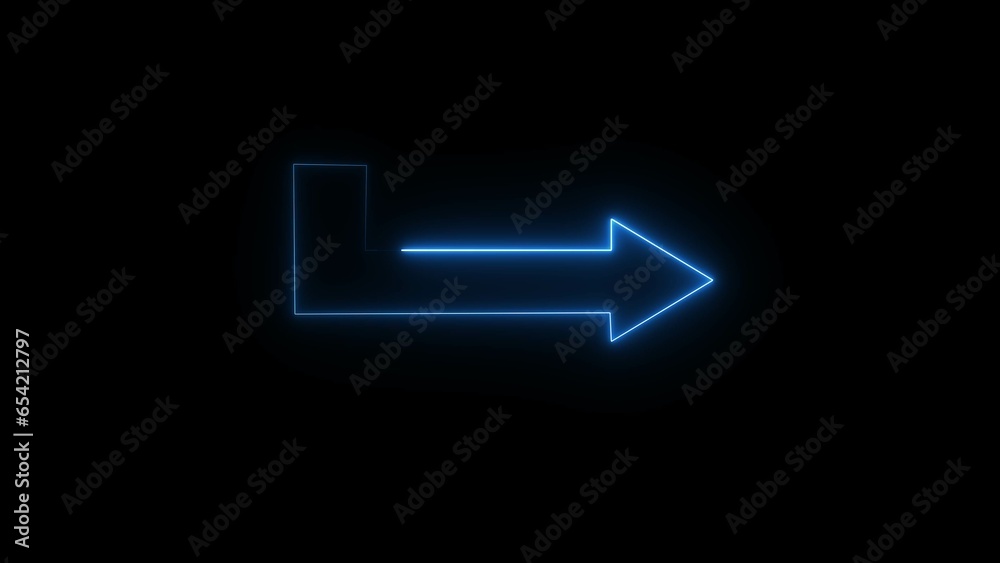 abstract glowing neon arrow illustration 4k abstract glowing neon arrow illustration 4k