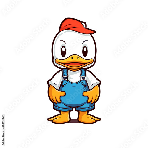 Duck, Illustration PNG, Cartoon Graphic Design Tshirt