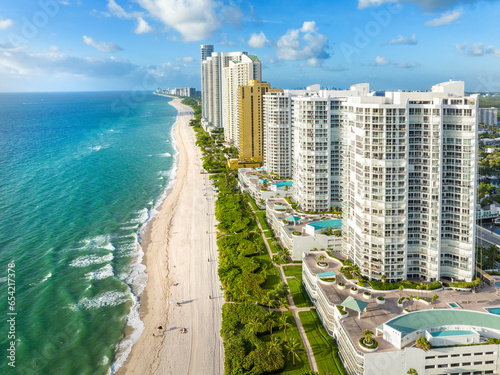 Aerial View, Sunny Isles Beach.North Miami..Miami,  Florida,USA