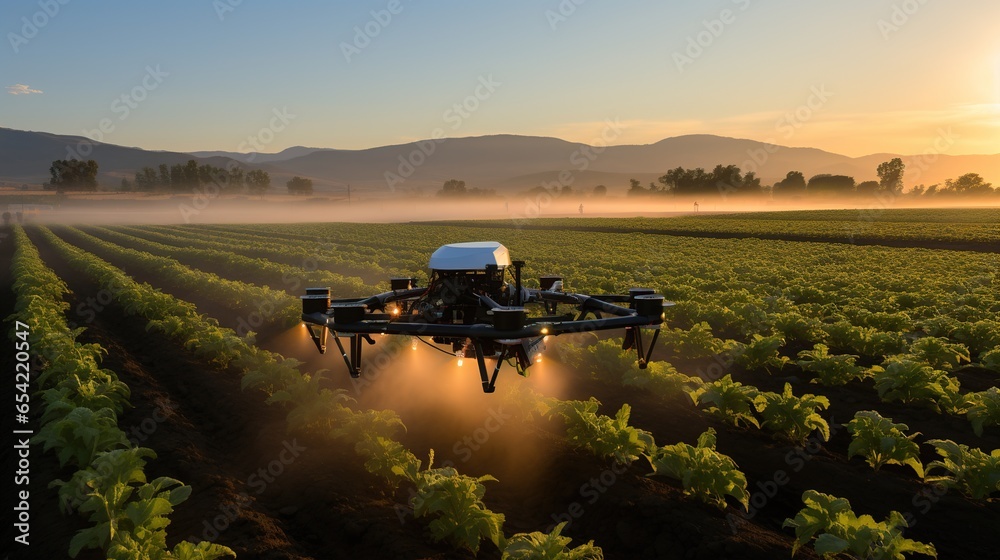 Drone technology impact on fertilizer application in farming