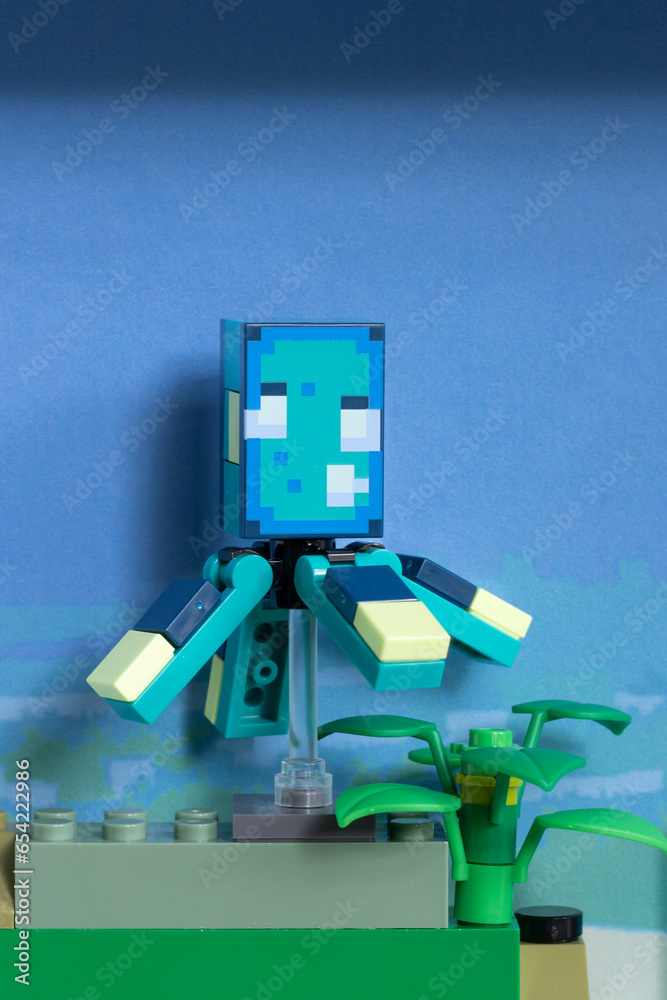 Obraz premium Dortmund - Deutschland 29. September 2023 Lego Minifigure