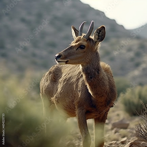 deer in the woods savanna genereted by AI © Anna Chemerenko