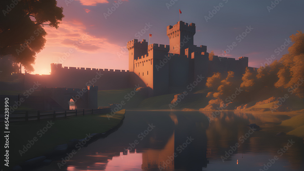 Medieval Castle View