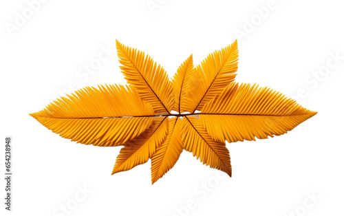 Spruce Picea Leaf in Autumn on Transparent Background photo