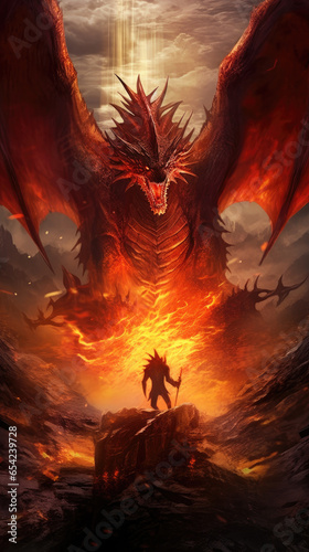 Flaming Dragon © Maxim