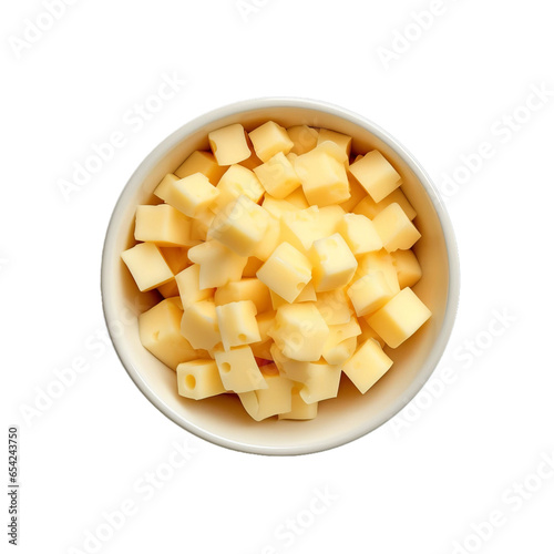 cheese on a plate isolated
