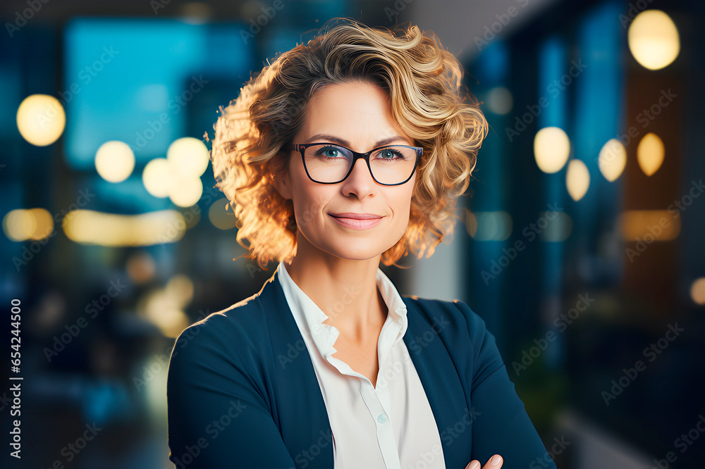 Retrato de mujer de negocios en la oficina. Atractiva gerente ejecutiva profesional en su lugar de trabajo. Concepto de liderazgo profesional. Retrato de mujer de negocios en la oficina. Atractiva gerente ejecutiva profesional en su lugar de trabajo. Concepto de liderazgo profesional.