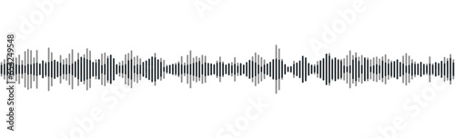 seamless sound waveform pattern for radio podcasts, music player, video editor, voise message in social media chats, voice assistant, recorder. vector illustration