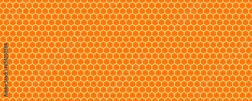 honeycomb pattern. honey background with hexagon geometry