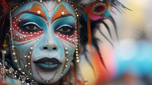 close up women in carnaval  © Ryan