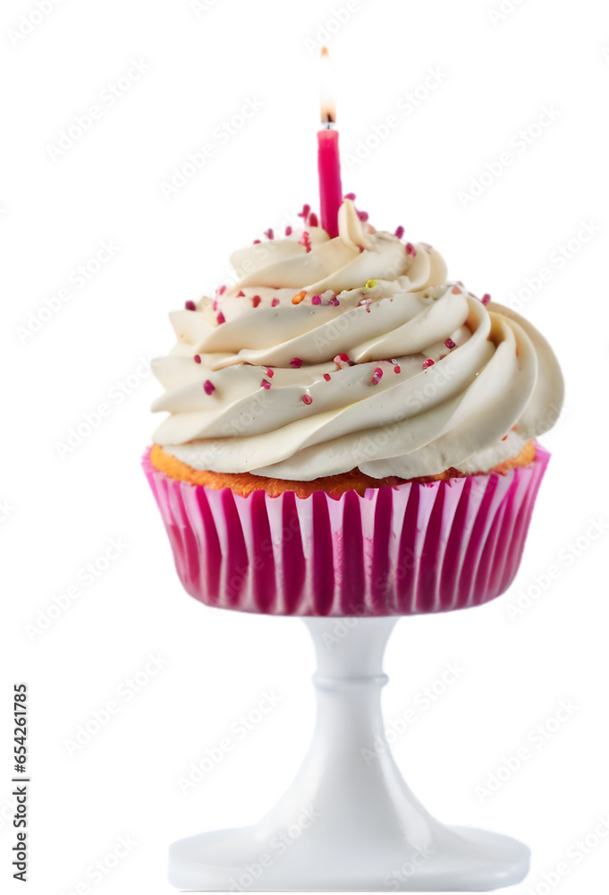 birthday cake with candles isolated on transparent background PNG ...