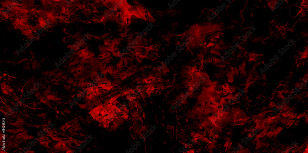 Dark Red horror scary background. grunge horror texture concrete. Red granite. Red granite background. Old vintage retro red background texture. Abstract Watercolor red grunge background painting.	