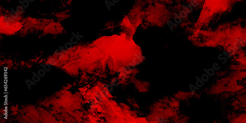 Dark Red horror scary background. grunge horror texture concrete. Red granite. Red granite background. Old vintage retro red background texture. Abstract Watercolor red grunge background painting. 