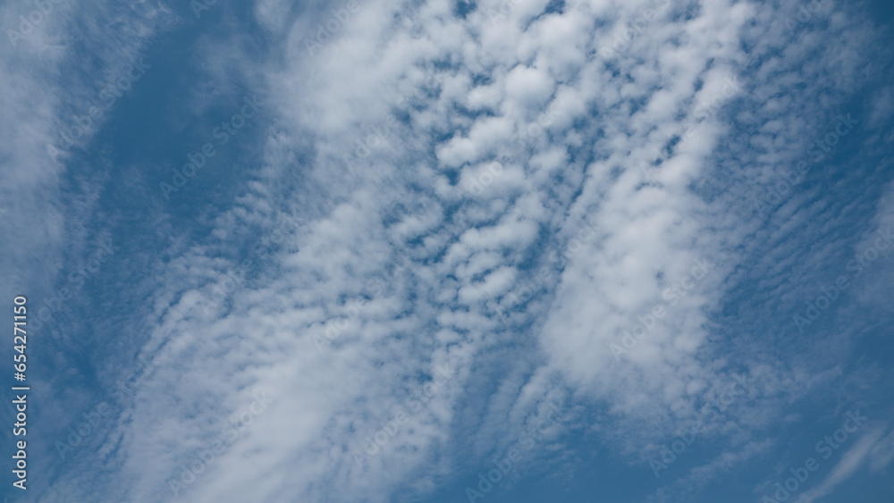 Cirrostratus clouds and blue sky in sunny day. stock photo Cirrostratus clouds and blue sky in sunny day. stock photo