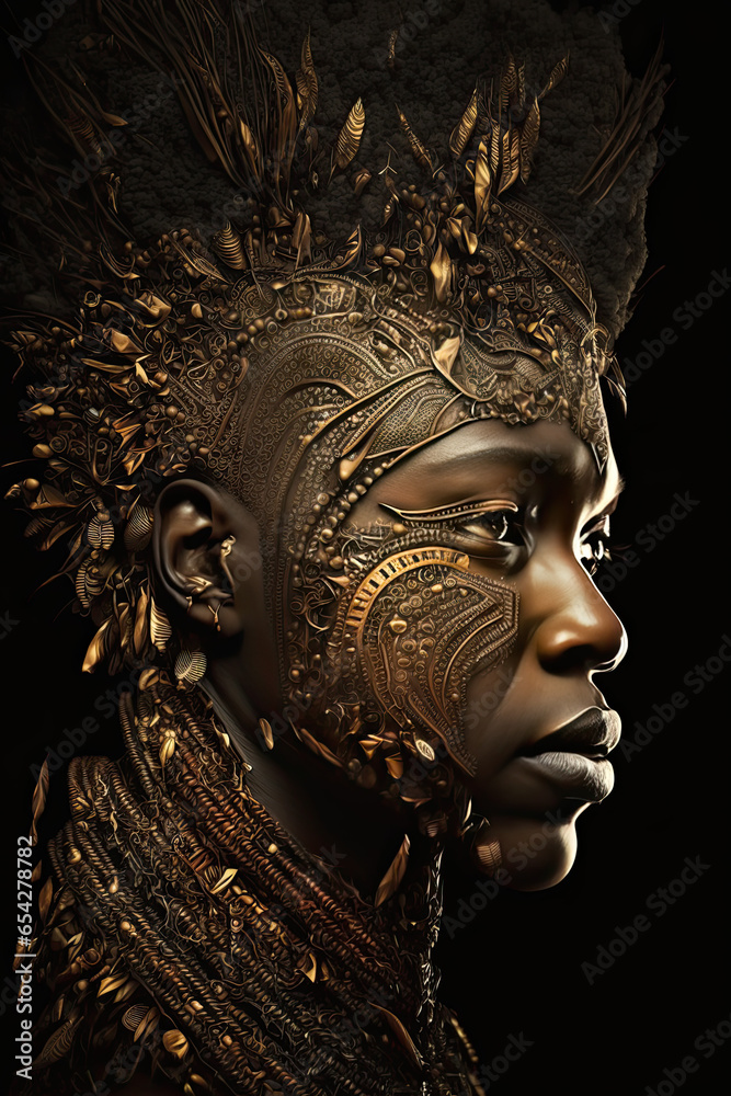 African Divinity in Fractals: A High-Resolution, Photorealistic Representation African Divinity in Fractals: A High-Resolution, Photorealistic Representation
