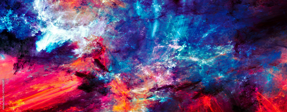 custom made wallpaper toronto digitalAbstract scenic color storm. Dynamic vibrant background. Bright artistic splashes. Modern futuristic pattern. Fractal artwork for creative graphic design