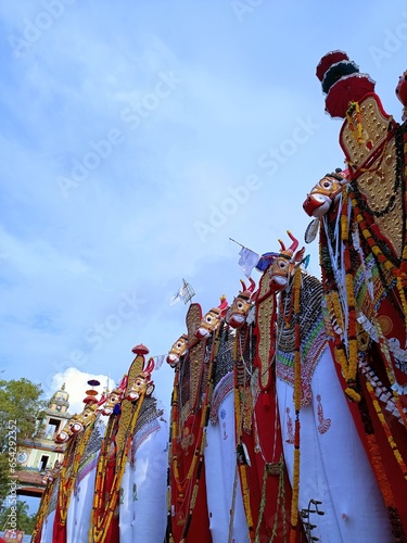 Onam festival at the historic Ochira temple © kpsathyadev