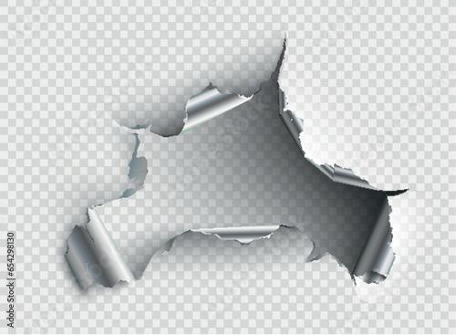 Glass framework, broken glass set. Vector illustration