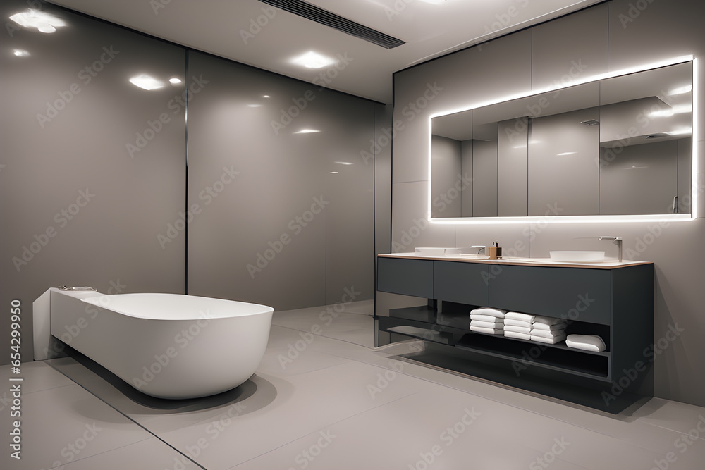 bathroom public with mirror and sink high bathroom public with mirror and sink high