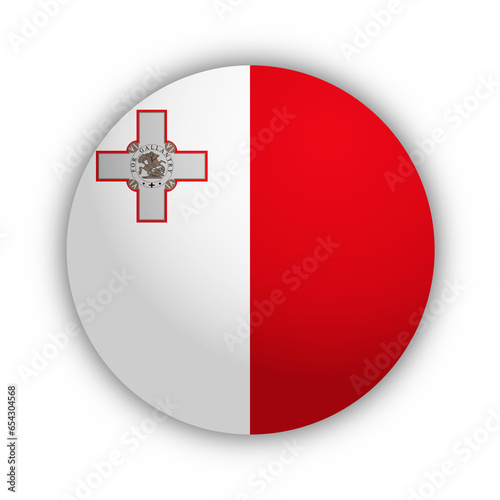 Flaga Malty Przycisk