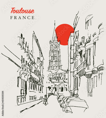 Drawing sketch illustration...