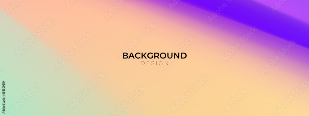 Gradient blurred colorful with grain noise effect background. Purple yellow gradient mesh wallpaper.