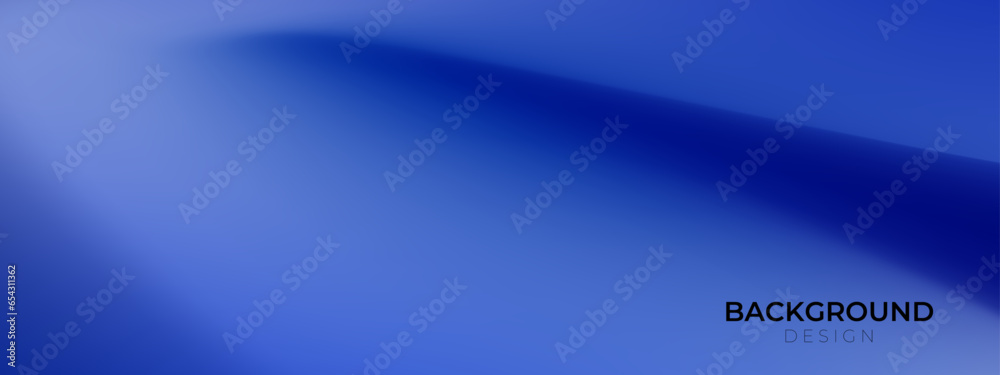 Abstract blue gradient background. Simple blurry with copy space wallpaper.